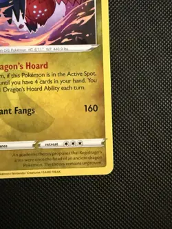 POKEMON TCG: REGIDRAGO 118/189 ASTRAL RADIANCE NON HOLO RARE CARD NM - Image 2