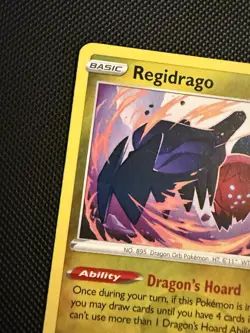 POKEMON TCG: REGIDRAGO 118/189 ASTRAL RADIANCE NON HOLO RARE CARD NM - Image 4