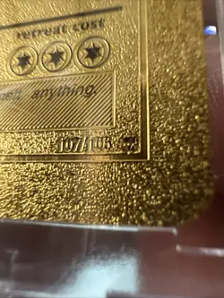 Shining Charizard Gold Foil Fan Art Card Hp100 NM 1st Edition - Image 2