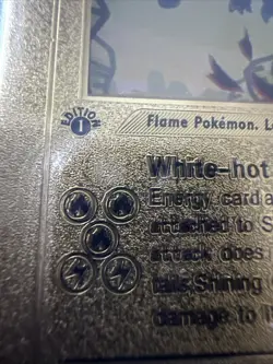 Shining Charizard Gold Foil Fan Art Card Hp100 NM 1st Edition - Image 5