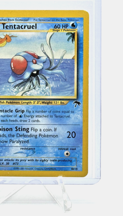 Pokemon Tentacruel 10/18 Southern Islands Vintage 2001 WOTC Card - MP/HP - Image 4