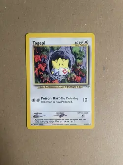 Togepi 51/111 Uncommon Neo Genesis 2000 Pokemon Card NM Near Mint - Image 1