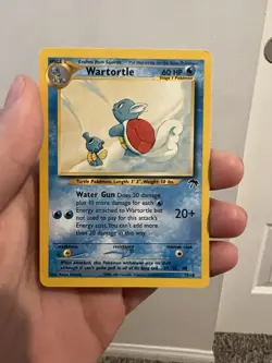 Pokemon Wartortle Card 2001 Southern Islands 15/18 Series - Image 1