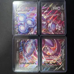 Pokemon TCG Sword & Shield Promo Cards Mewtwo V-UNION Full Set Of 4 *NM* - Image 1