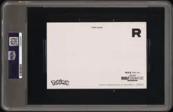 Team Rocket Pokemon Card Postcard Gokurakuyu Raku Sento Japanese PSA 5 POP 1 - Image 2