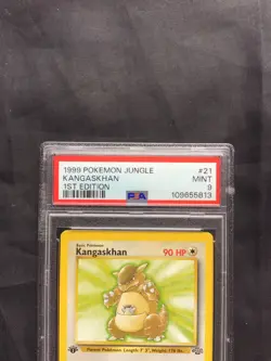 Pokemon Cards: Jungle 1st Edition Rare: Kangaskhan 21/64 PSA 9 - Image 3