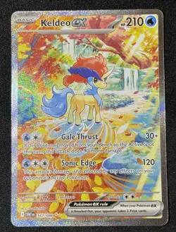Keldeo EX 167/086 White Flare Holo Excellent Condition Pokemon Card - Image 1