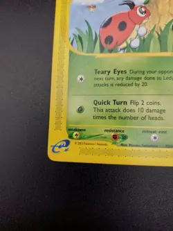 Pokemon Card Ledyba 72/144 common 2003 Skyridge LP - Image 5