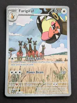 Farigiraf 228/193 Paldea Evolved Illustration Rare Pokemon TCG Card NM/VLP - Image 1