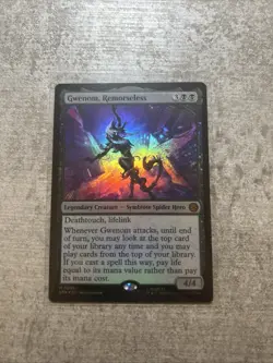 Gwenom, Remorseless Art Foil x1, MTG, Marvel's Spider-Man, SPM, NM - Image 1
