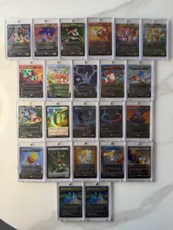 Sonic The Hedgehog Magic The Gathering Secret Lair Full Foil Set + CHAOS EMERALD - Image 1