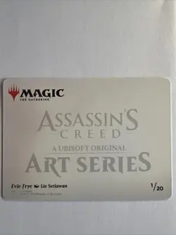 1x Art Series (01/20) - Evie Frye MTG Assassin's Creed NM Magic Regular - Image 2