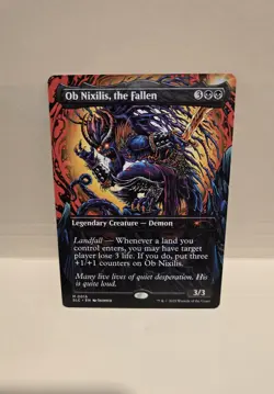 Ob Nixilis, the Fallen Secret Lair Encyclopedia Of Magic Non Foil Near Mint MTG - Image 1