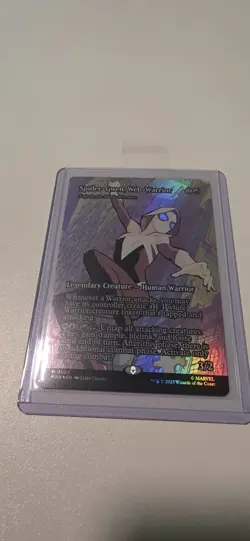 Spider-Gwen Web-Warrior Borderless 0024 MTG Marvel Universe M NP Foil - Image 1