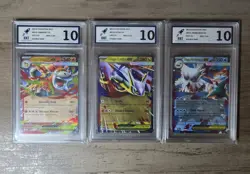 Mega Evolution Pokemon Cards 3 X RKT Graded 10 Latias - Image 1