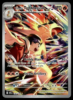 2025 Pokemon Scarlet & Violet - Destined Rivals 190/182 Ethan's Typhlosion - Image 1