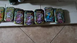 Rare Pokemon Lot of 10 EMPTY Tins Only Great Condition - Image 2