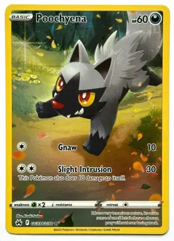 Poochyena GG33/GG70 - Pokemon TCG - Crown Zenith Ultra Rare Holo - M/NM - Image 1