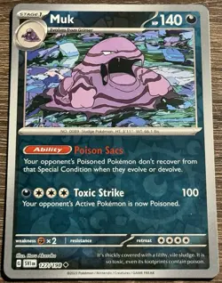 Muk 127/198 Reverse Holo SV01: Scarlet & Violet Base Set Pokemon TCG NM/M (L) - Image 1