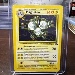 Pokemon TCG Magneton Fossil 11/62 Holo Unlimited Holo Rare MINT!! - Image 1