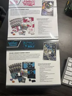 Pokemon Center (1)Black Bolt and(1) White Flare ETB Pokemon TCG - Factory Sealed - Image 4