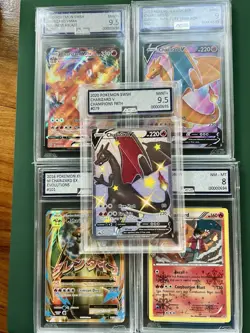 POKEMON Champions Path CHARIZARD V SHINY SCR 79/73 AGS 9.5 GEM MINT - Image 3