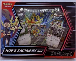 Pokemon TCG Journey Together Hop’s Zacian EX Box New Factory Sealed Ready 2 Ship - Image 1