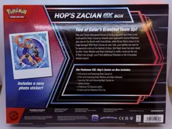 Pokemon TCG Journey Together Hop’s Zacian EX Box New Factory Sealed Ready 2 Ship - Image 2