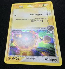 Kabuto Delta Species 67/110 Pokemon EX Holon Phantoms Reverse Holo Stamped - LP - Image 3