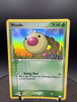 Pokemon EX Delta Species 87/113 Weedle Reverse Holo 2005 - Image 2
