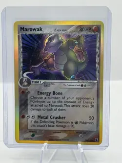 2005 Pokemon Delta Species Reverse Holo 10/113 Marowak - NM - Image 1