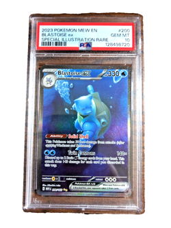 Blastoise EX SIR #200 - PSA GEM MT 10 - 2023 Scarlet & Violet 151 - Pokemon TCG - Image 1