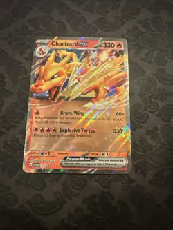 Pokemon S&V Charizard ex 161 Black Star Promo Double Rare Holo - Image 1