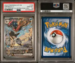 2024 Pokemon Greninja ex Shrouded Fable SIR Promo #132 PSA 10 - Image 3