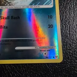 Pokemon TCG Squirtle Reverse Holo 96/127 Platinum LP - Image 5