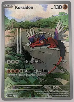 2023 Pokemon Koraidon SVP 014 Black Star Promo Scarlet and Violet - Image 1