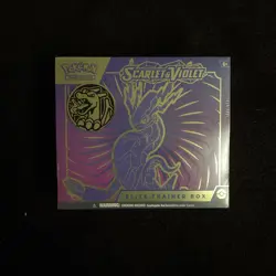 Pokemon Scarlet and Violet Base Set Elite Trainer Box ETB Miraidon New/Sealed - Image 1