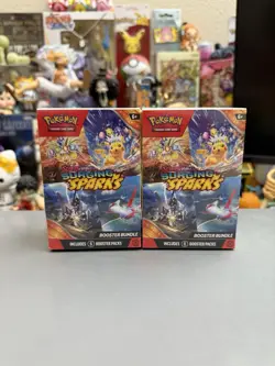 Surging Sparks Booster Bundle Lot Of 2 Boxes SV08 Pokemon TCG 12packs New Sealed - Image 1