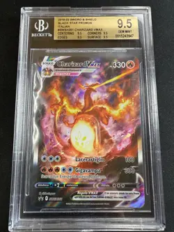 Pokemon Charizard V MAX SWSH261 Spada e Scudo Black Star Promos BGS 9.5 - Image 1