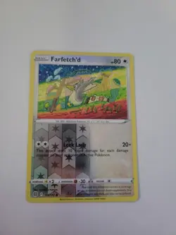 Pokemon TCG Farfetch'd Sword & Shield Brilliant Stars 115/172 Reverse Holo NM - Image 1