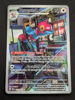 Porygon-Z 214/182 Illustration Rare Holo 2023 Pokemon S&V Paradox Rift - NM - Image 1