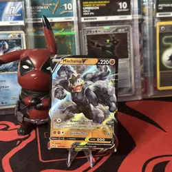 Pokemon TCG Machamp V Sword & Shield-Astral Radiance 072/189 Holo Ultra Rare - Image 1