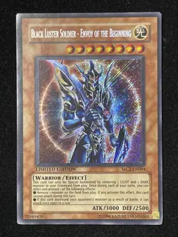 YUGIOH BLACK LUSTER SOLDIER-ENVOY OF THE BEGINNING SECRET RARE GOOD MC2-EN004 - Image 1