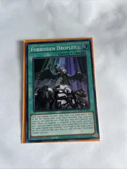 Forbidden Droplet (Secret Rare) RA01-EN064 25th Anniversary 1st Edition - Image 1