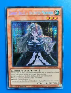 Near Mint Yugioh Ghost Belle & Haunted Mansion MP22-EN258 -Prismatic Secret Rare - Image 1