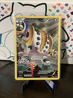 Regigigas XY82 Promo Pokemon Card TCG Full Art 2015 - Image 1