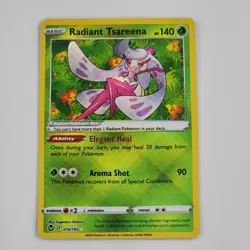Radiant Tsareena 016/195 - Holo Rare Silver Tempest Pokemon TCG Card NM+ 2022 - Image 1