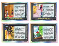 Pokemon 1999 Topps TV ANMATION EDITION bundle of 4 cards. (GTF#4) - Image 1