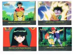 Pokemon 1999 Topps TV ANMATION EDITION bundle of 4 cards. (GTF#4) - Image 2