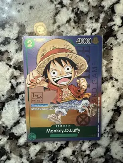 Monkey.D.Luffy (037) (1st Anniversary Tournament) P-037 One Piece Cards Foil - Image 1